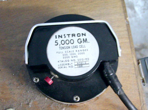 INSTRON Load Cell, 5000 g cap, (500, 1000, 2000, 5000g),